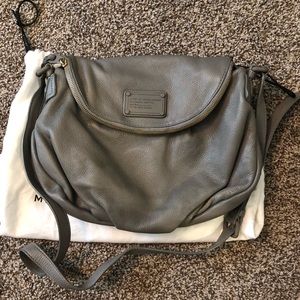 Marc by Marc Jacobs cross body bag in gray.
